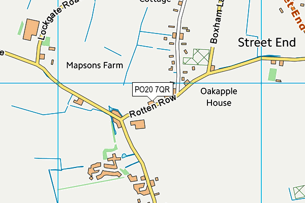 PO20 7QR map - OS VectorMap District (Ordnance Survey)