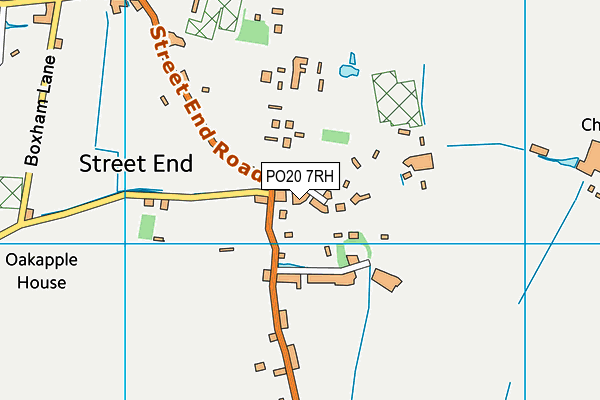 PO20 7RH map - OS VectorMap District (Ordnance Survey)