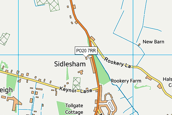 PO20 7RR map - OS VectorMap District (Ordnance Survey)