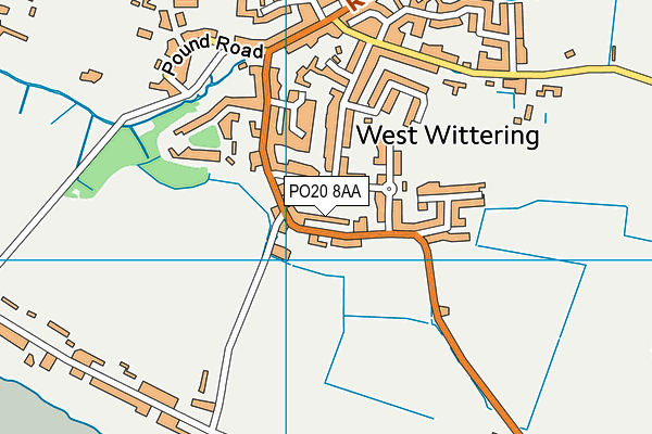 PO20 8AA map - OS VectorMap District (Ordnance Survey)