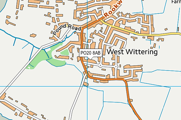 PO20 8AB map - OS VectorMap District (Ordnance Survey)
