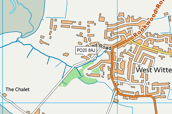 West Wittering Parochial Church of England School map (PO20 8AJ) - OS VectorMap District (Ordnance Survey)