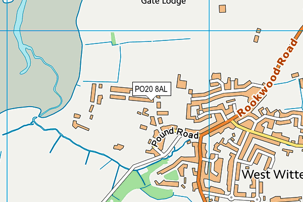 PO20 8AL map - OS VectorMap District (Ordnance Survey)