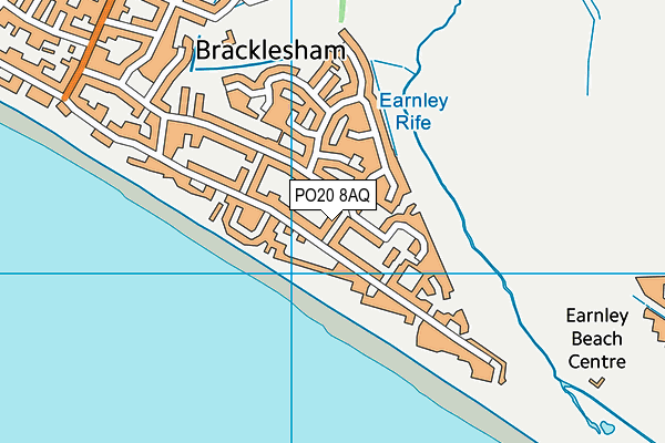 PO20 8AQ map - OS VectorMap District (Ordnance Survey)