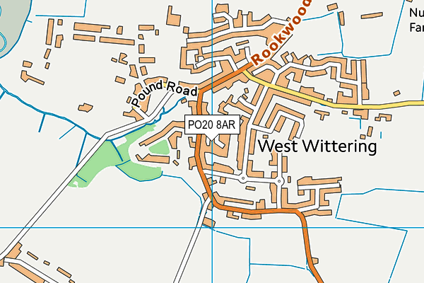 PO20 8AR map - OS VectorMap District (Ordnance Survey)