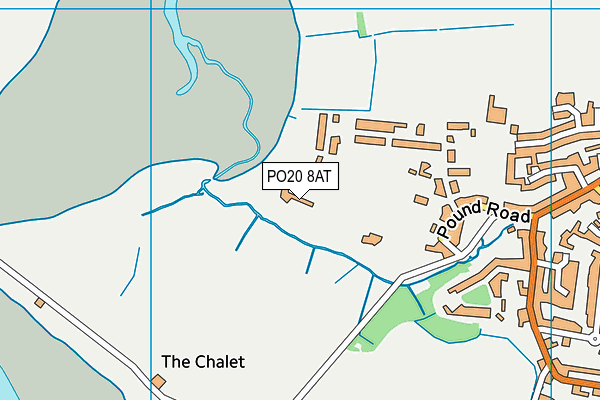 PO20 8AT map - OS VectorMap District (Ordnance Survey)