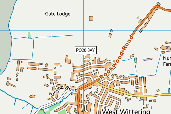 PO20 8AY map - OS VectorMap District (Ordnance Survey)