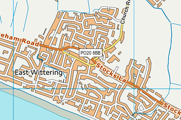 PO20 8BB map - OS VectorMap District (Ordnance Survey)