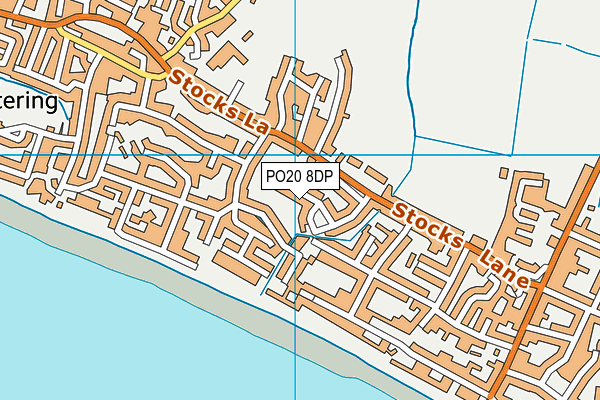 PO20 8DP map - OS VectorMap District (Ordnance Survey)