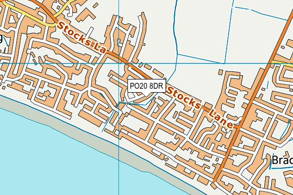 PO20 8DR map - OS VectorMap District (Ordnance Survey)