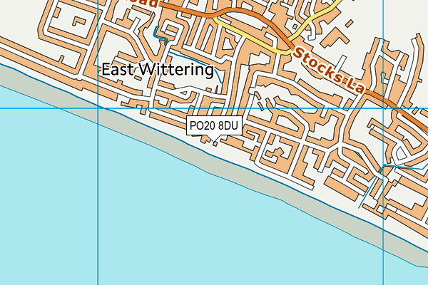 PO20 8DU map - OS VectorMap District (Ordnance Survey)