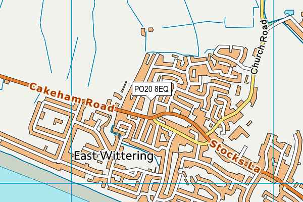 PO20 8EQ map - OS VectorMap District (Ordnance Survey)