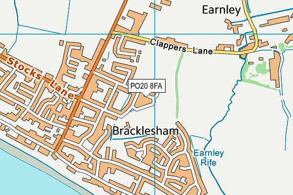 PO20 8FA map - OS VectorMap District (Ordnance Survey)