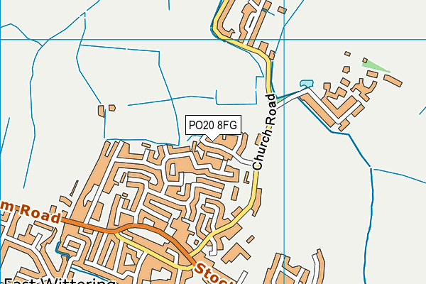 PO20 8FG map - OS VectorMap District (Ordnance Survey)