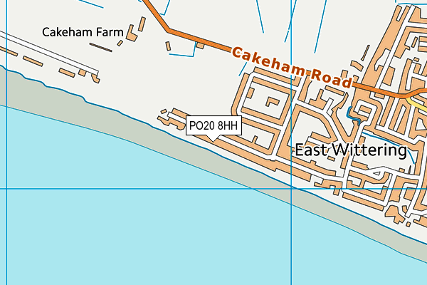 PO20 8HH map - OS VectorMap District (Ordnance Survey)