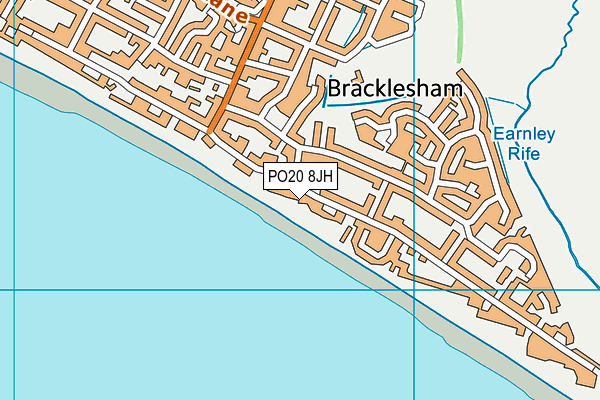 PO20 8JH map - OS VectorMap District (Ordnance Survey)