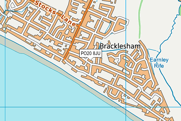 PO20 8JU map - OS VectorMap District (Ordnance Survey)