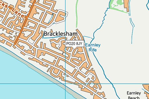 PO20 8JY map - OS VectorMap District (Ordnance Survey)