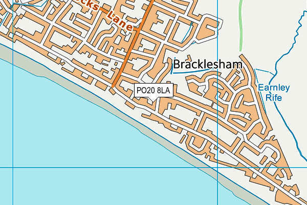 PO20 8LA map - OS VectorMap District (Ordnance Survey)