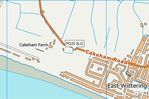 PO20 8LG map - OS VectorMap District (Ordnance Survey)