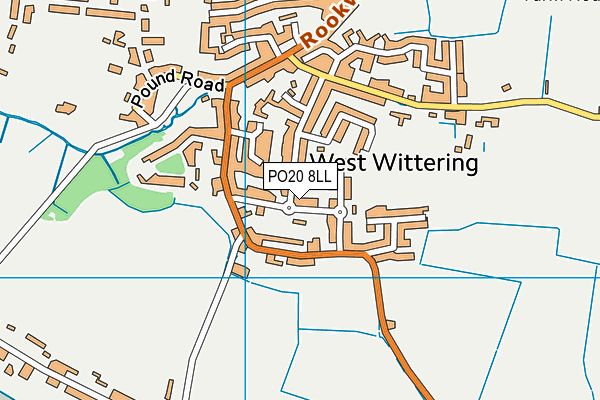 PO20 8LL map - OS VectorMap District (Ordnance Survey)
