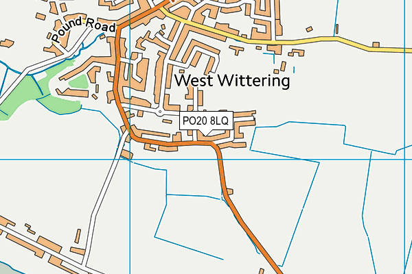 PO20 8LQ map - OS VectorMap District (Ordnance Survey)