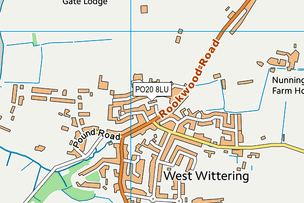PO20 8LU map - OS VectorMap District (Ordnance Survey)