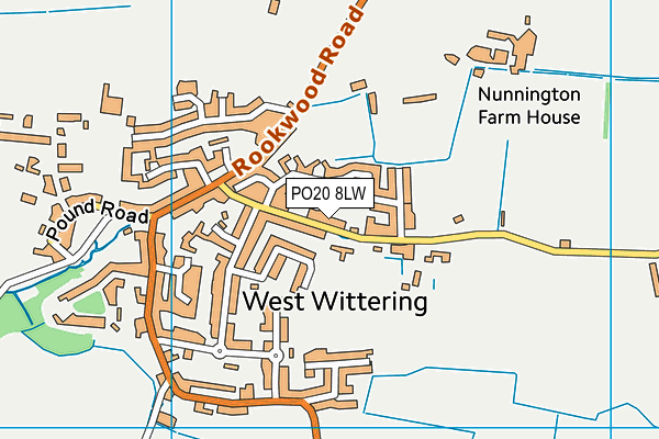 PO20 8LW map - OS VectorMap District (Ordnance Survey)