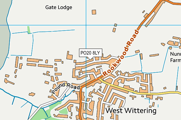 PO20 8LY map - OS VectorMap District (Ordnance Survey)