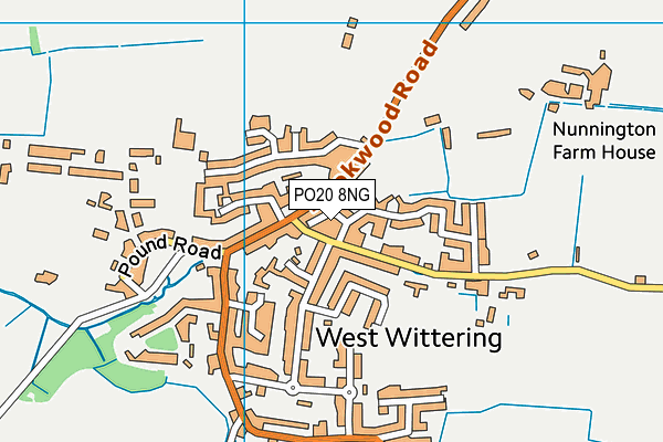PO20 8NG map - OS VectorMap District (Ordnance Survey)