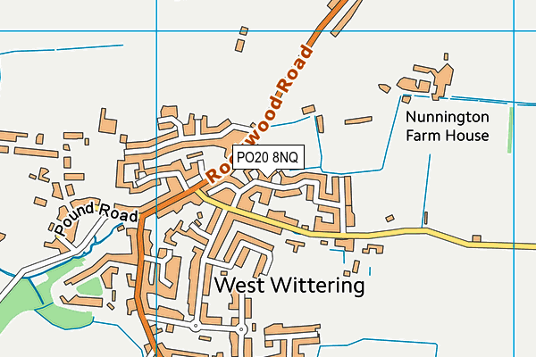 PO20 8NQ map - OS VectorMap District (Ordnance Survey)