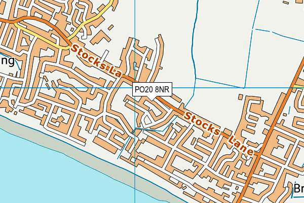 PO20 8NR map - OS VectorMap District (Ordnance Survey)
