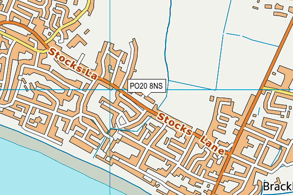 PO20 8NS map - OS VectorMap District (Ordnance Survey)