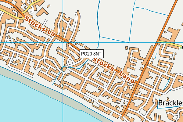 PO20 8NT map - OS VectorMap District (Ordnance Survey)