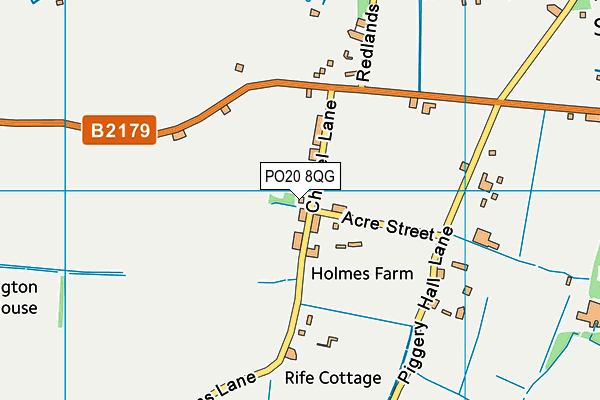 PO20 8QG map - OS VectorMap District (Ordnance Survey)