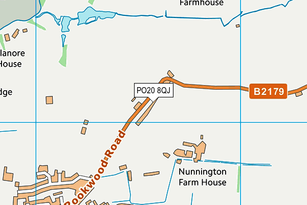 PO20 8QJ map - OS VectorMap District (Ordnance Survey)