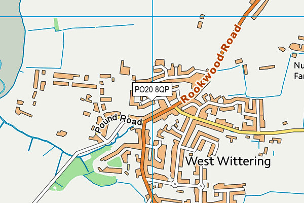 PO20 8QP map - OS VectorMap District (Ordnance Survey)