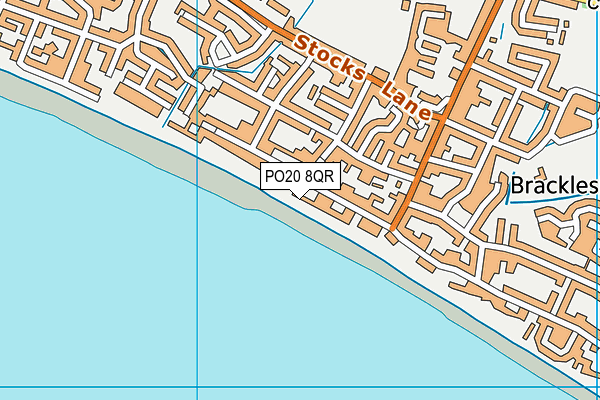 PO20 8QR map - OS VectorMap District (Ordnance Survey)