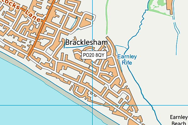 PO20 8QY map - OS VectorMap District (Ordnance Survey)