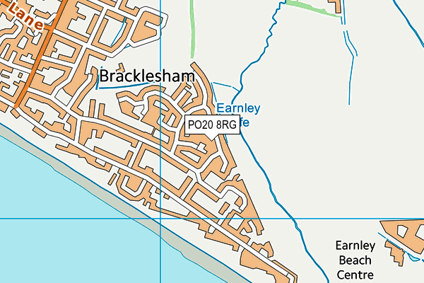 PO20 8RG map - OS VectorMap District (Ordnance Survey)