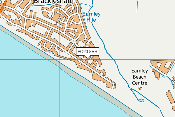 PO20 8RH map - OS VectorMap District (Ordnance Survey)