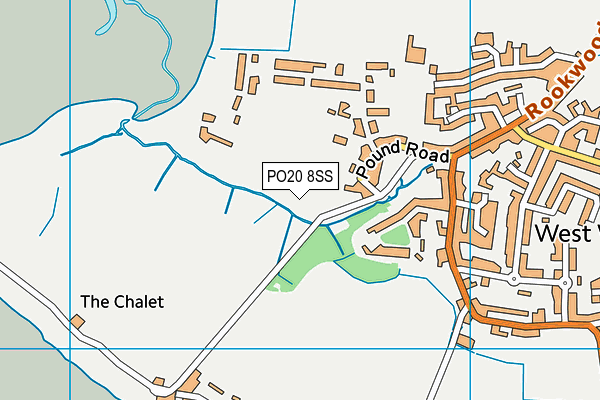 PO20 8SS map - OS VectorMap District (Ordnance Survey)