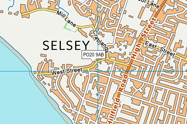 PO20 9AB map - OS VectorMap District (Ordnance Survey)