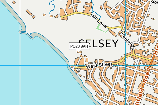 PO20 9AH map - OS VectorMap District (Ordnance Survey)