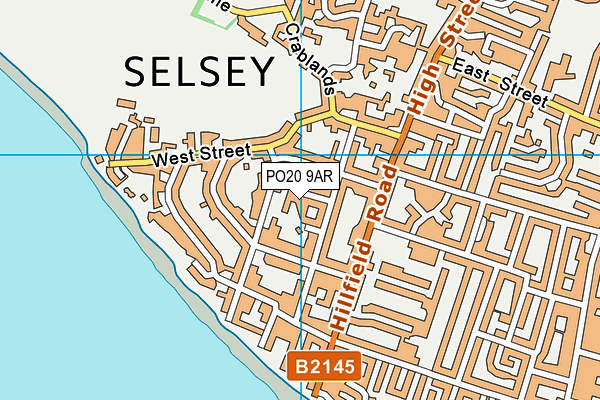 PO20 9AR map - OS VectorMap District (Ordnance Survey)