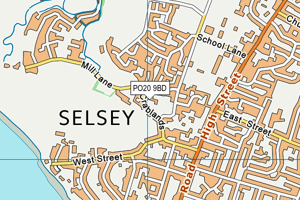 PO20 9BD map - OS VectorMap District (Ordnance Survey)