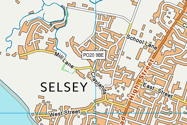 PO20 9BE map - OS VectorMap District (Ordnance Survey)