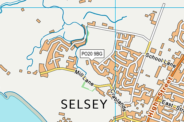 PO20 9BG map - OS VectorMap District (Ordnance Survey)