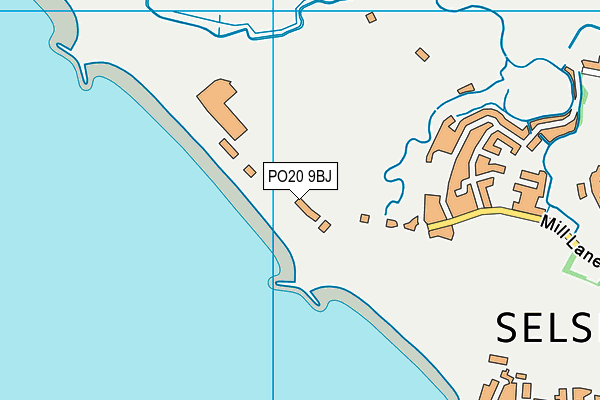 PO20 9BJ map - OS VectorMap District (Ordnance Survey)