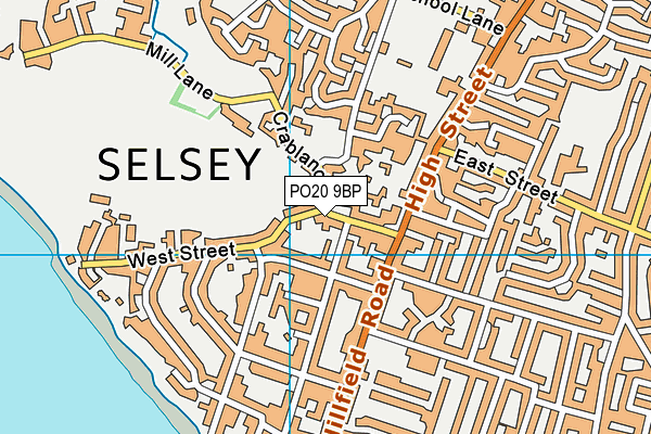 PO20 9BP map - OS VectorMap District (Ordnance Survey)